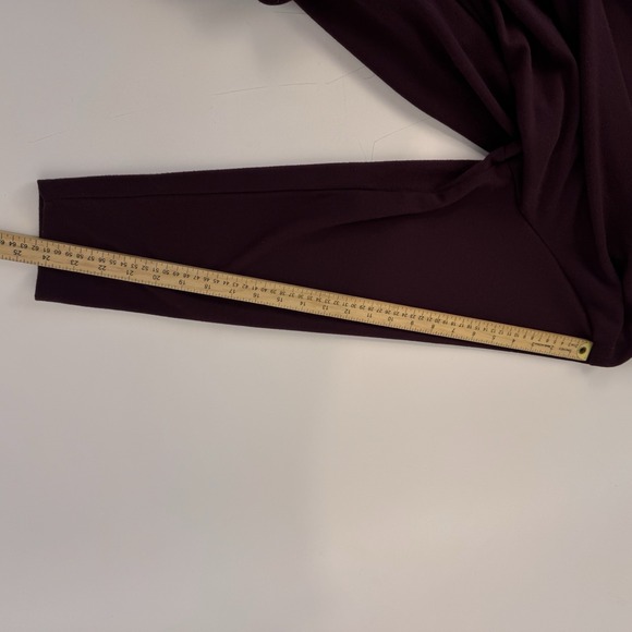 Torrid Open Draped Sweater Women's  Size 3X Burgundy Pockets Long Sleeve Cozy - Picture 10 of 11